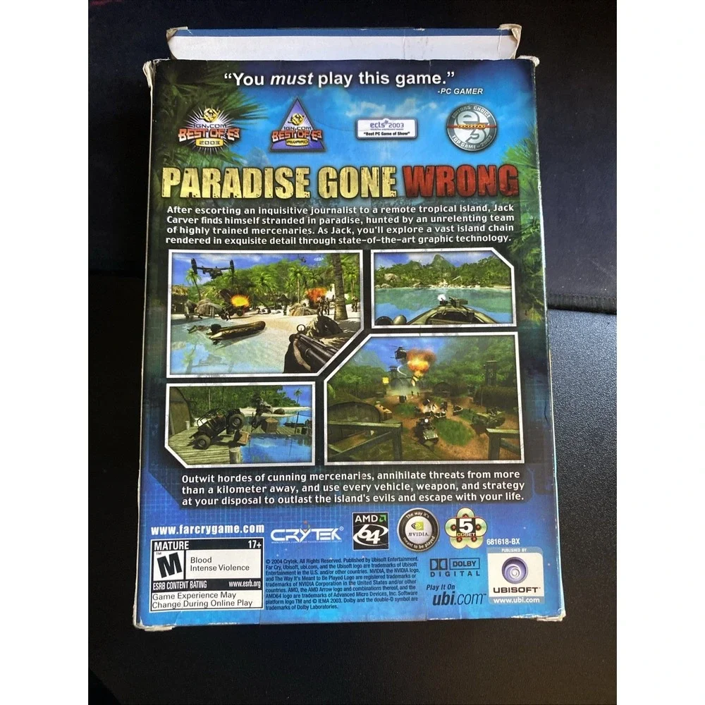 FarCry (PC CD-ROM, 2004) Complete in Small Box CIB Original 1st . No Disc 1